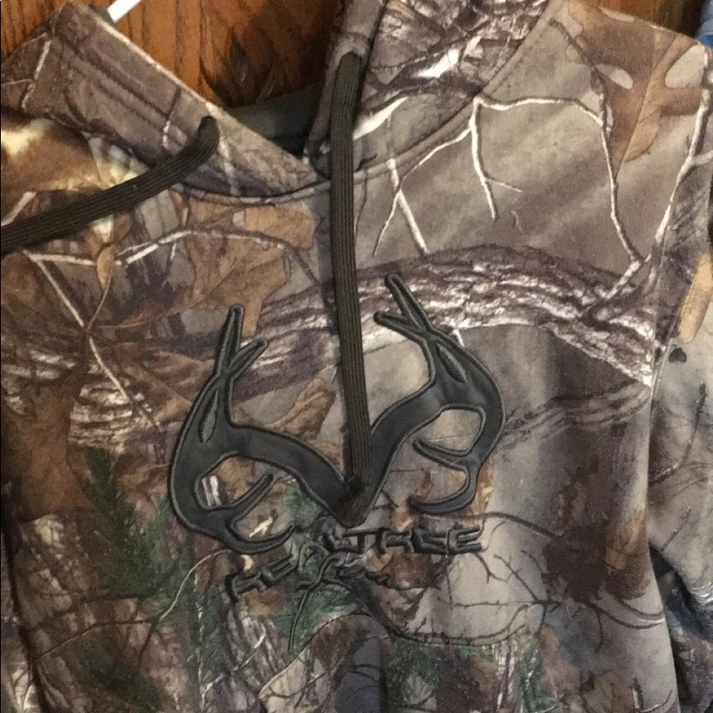 Camo real tree hoodie